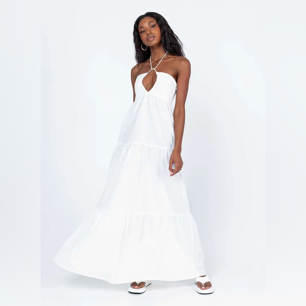 Princess Polly White Maxi Dress